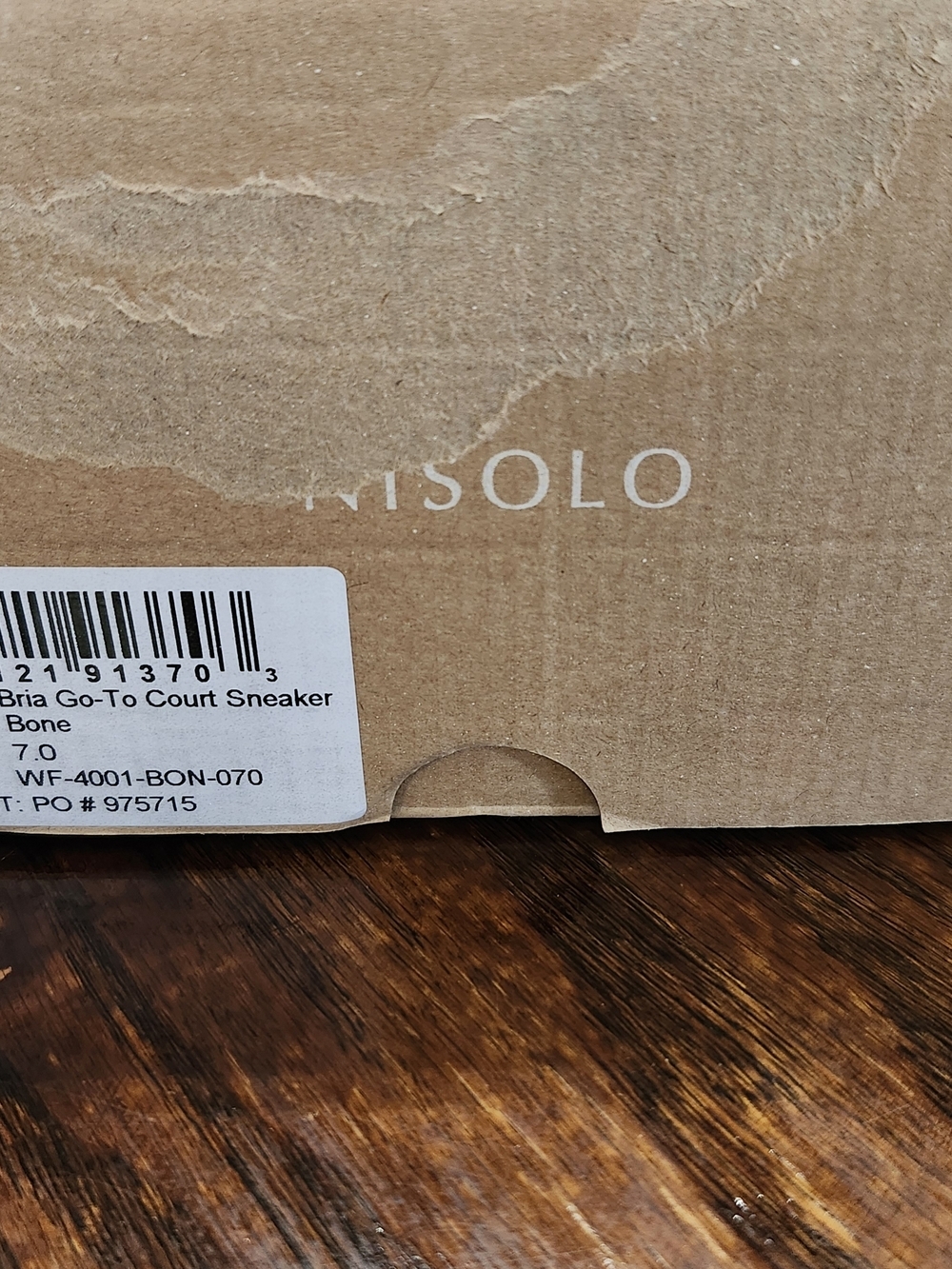 NWT Men's Nisolo Bria Go To Court Sneaker In Bone Color Sz 7 - Picture 8 of 8